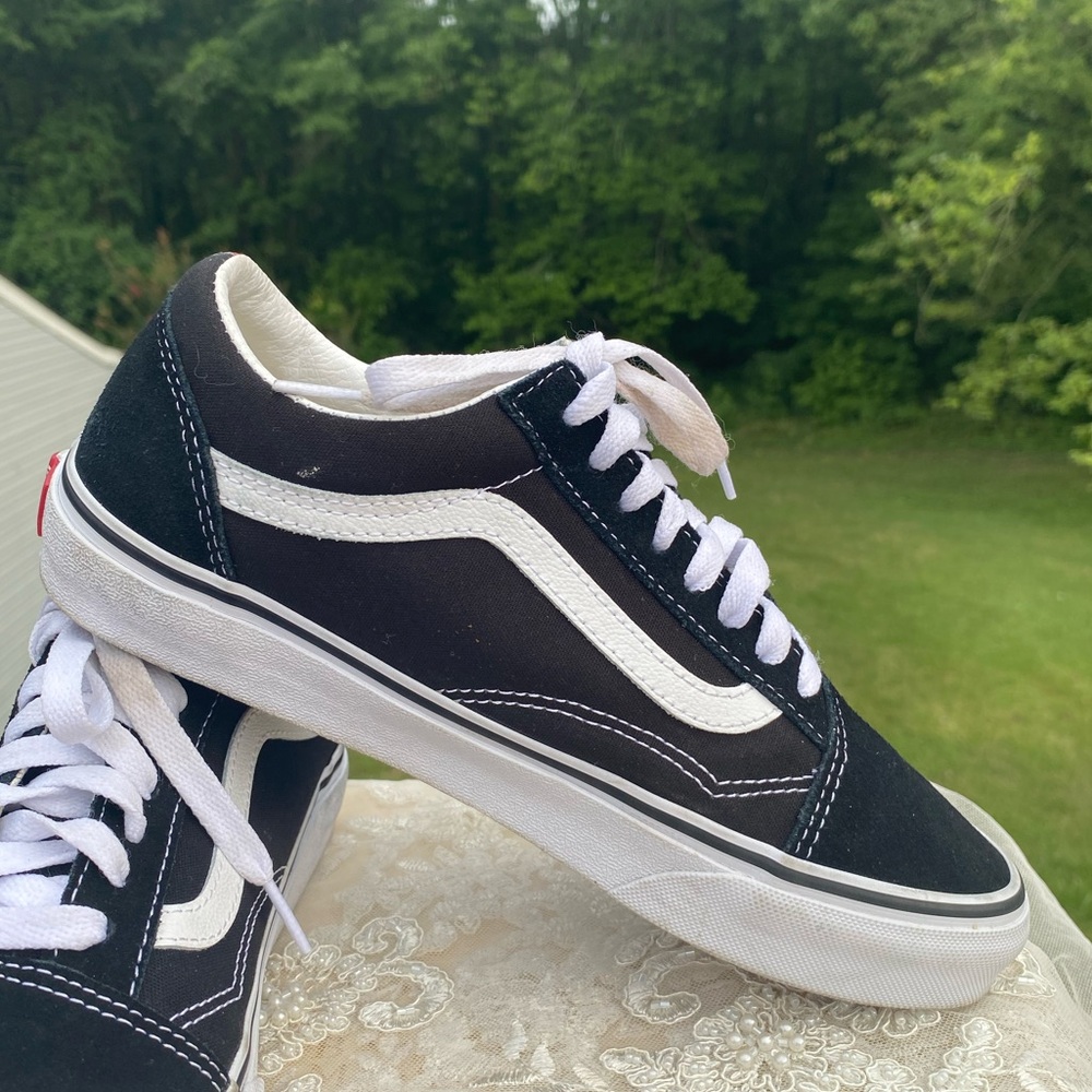 WOMENS VANS OFF THE WALL SNEAKERS - Picture 9 of 10